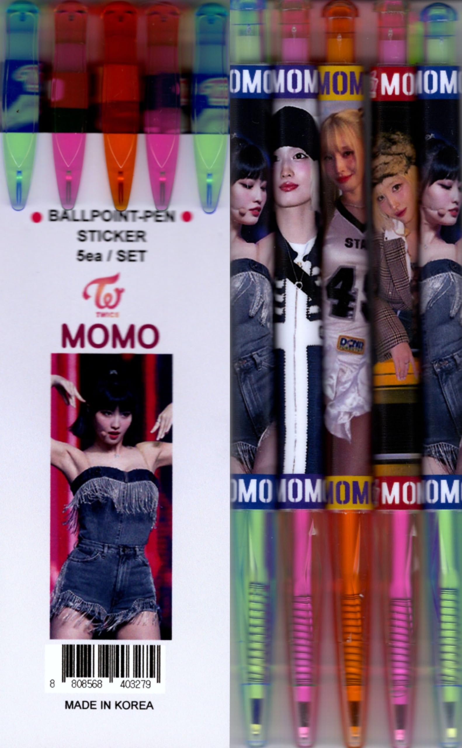 

TWICE MOMO Товары Шариковая ручка Набор из 5 Стикер +