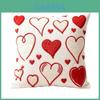 New Chinese Style Heart Decor Cushion Cover With Plush Material For Living Room Gift