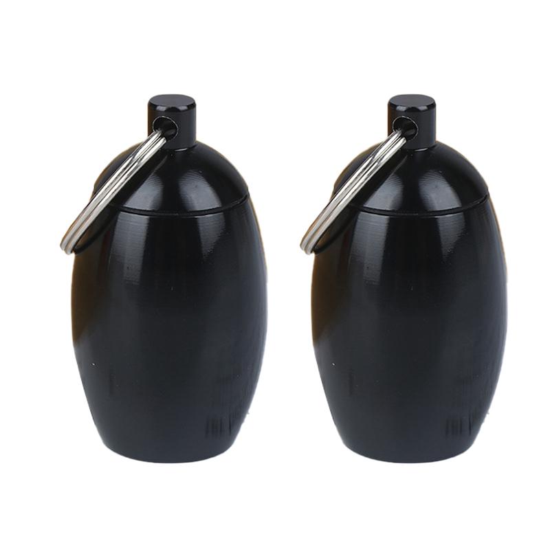 Pill Case Keychain Seal Medicine Organizer Box Pocket Capsule Holder Container