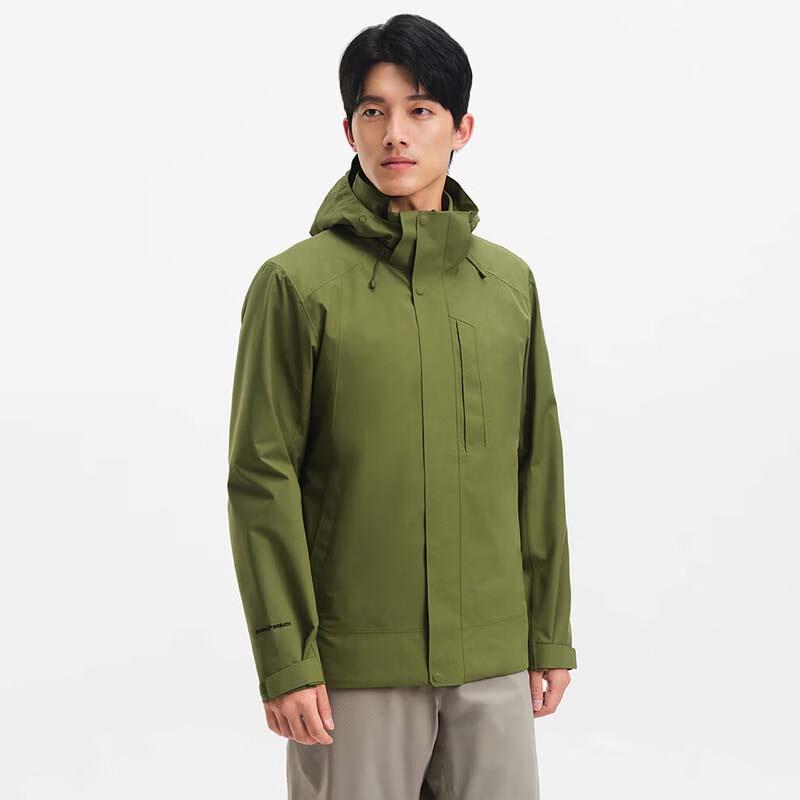 Pelliot Men s 3-in-1 Windproof Hiking Jacket M