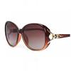 Nowe modne damskie okulary przeciwsłoneczne z głową lisa, anty-UV, modne, wyszczuplające, do okrągłej twarzy