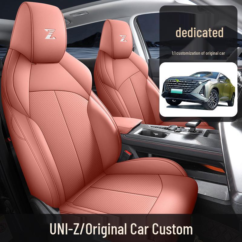 UNIZ Special Full Leather Car Seat Cushion - Universal Fit, Four Seasons, New Model
