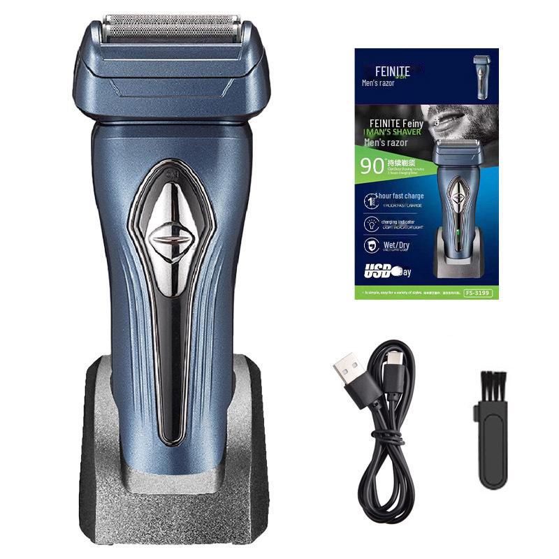 

Електричний тример для бороди FINITE 3199: Поршнева бритва з USB-зарядкою