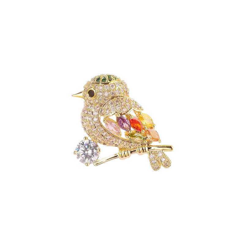 Lovely Birds Butterfly Cat Brooch For Women Pearl Rhinestone Trendy Animal Jewelry Coat Dress Lapel Pins Wedding Party Gifts