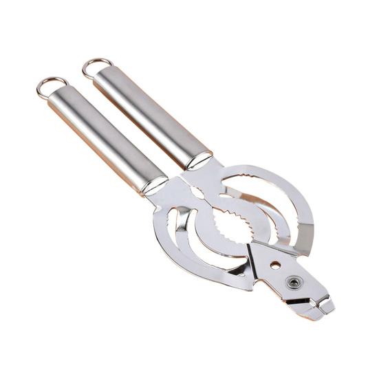 

Открывалка для бутылок Многофункциональная инновационная нержавеющая сталь Простая в использовании антикоррозийная открывалка для банок и консервных банок для ежедневного использования серебряный