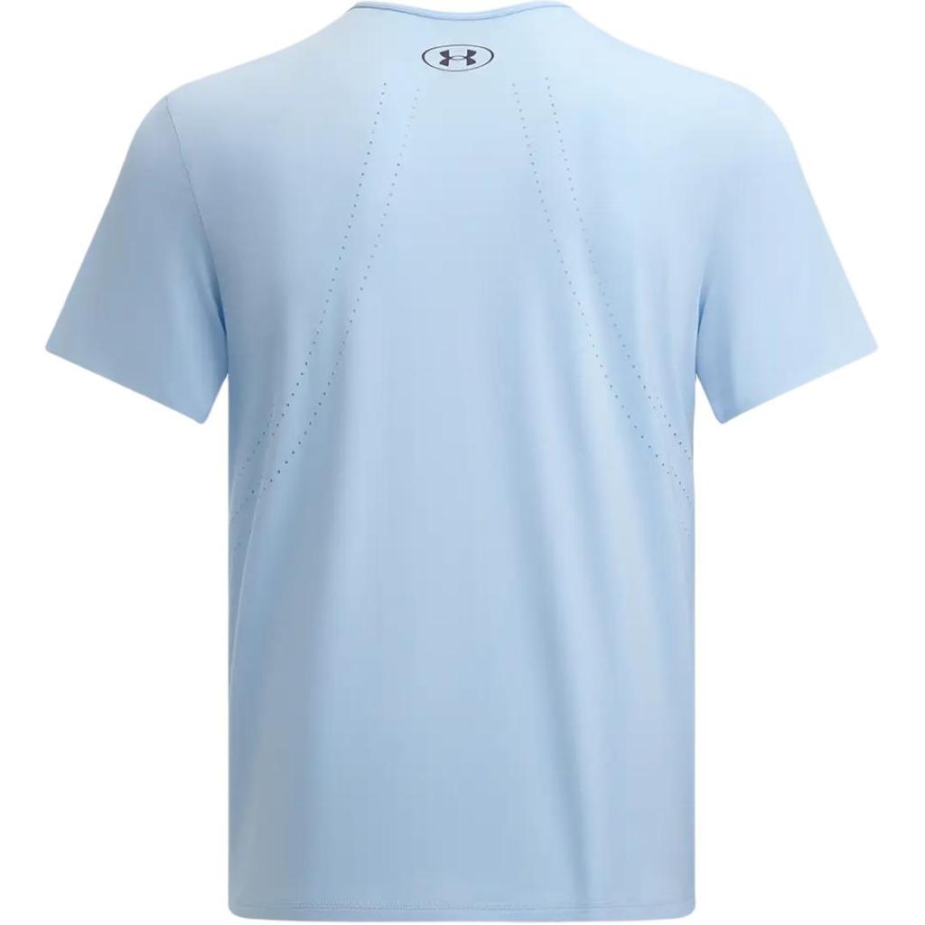 Under Armour Vanish Elite Vent Lightweight Dry Logo Solid Color Breathable Crew Neck Short Sleeve T-Shirt Men Tops Cloud-Blue 1383668-464