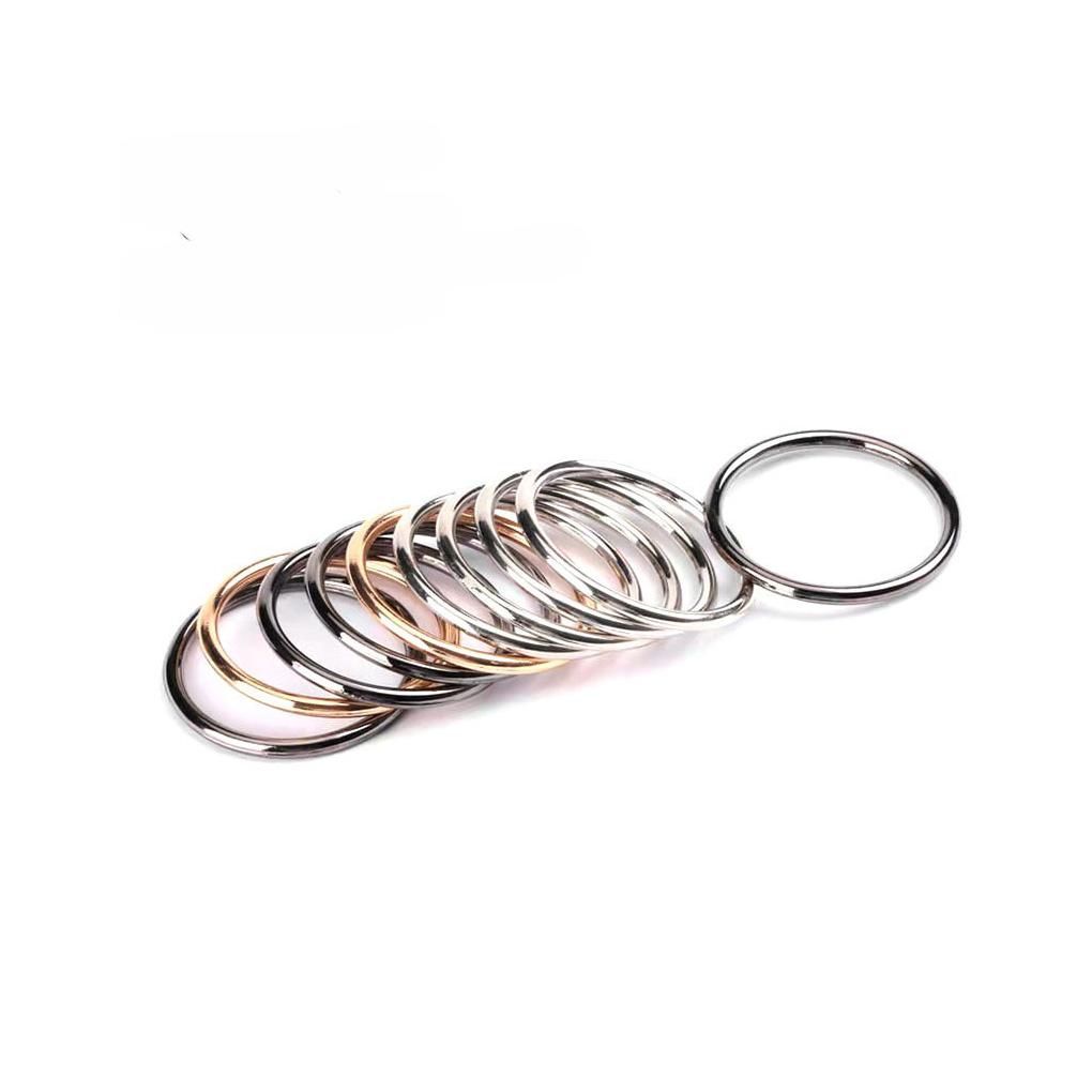 10 Stück Schlüsselringe Dekorativer Schlüsselanhänger DIY Anfänger Professionelle Organisation Schlüsselanhänger Kreis Wiederverwendbares Zubehör