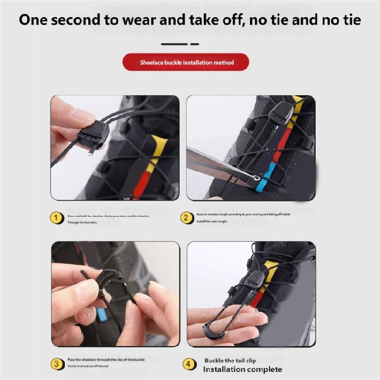 3Pairs Elastic Shoe Laces With Cord Lock Fasteners Anti Slip Stretchy Shoelaces Sneakers Lace For Men Women Teen Kid