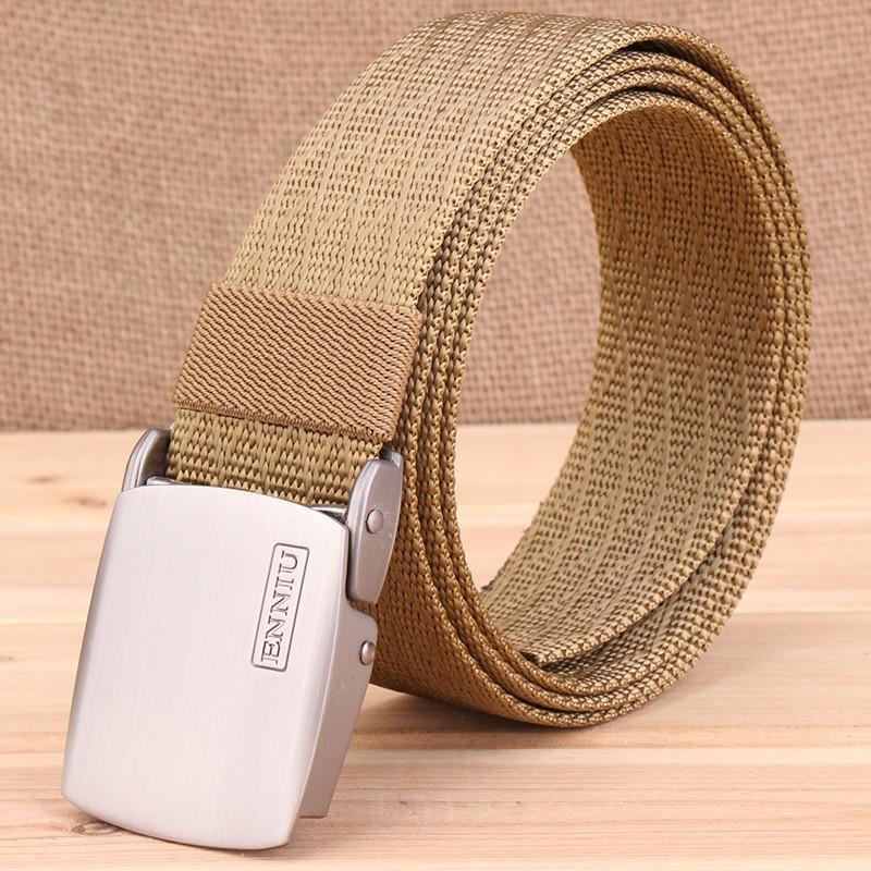 

TUSHI Canvas Belt Men s Outdoor Casual Quick-drying Nylon Alloy Buckle 120cm