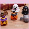 Childrens Halloween Pull Back Toy Car With Pumpkin Ghost Skeleton Bat For Kids Gift