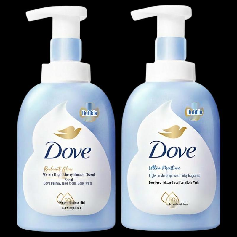 Dove Молочный увлажняющий мусс для душа