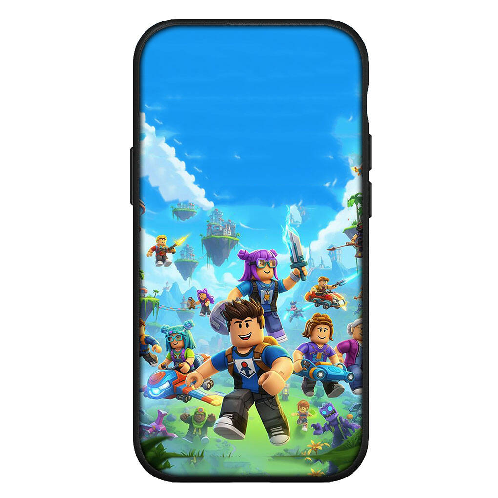 For Motorola Moto Edge 70 60 50 G54 G24 G15 G86 Samsung Galaxy S25 iPhone 17 16 15 Xiaomi Redmi Note 14 13 Pro Max Phone Case Cartoon R-Robloxs Cover