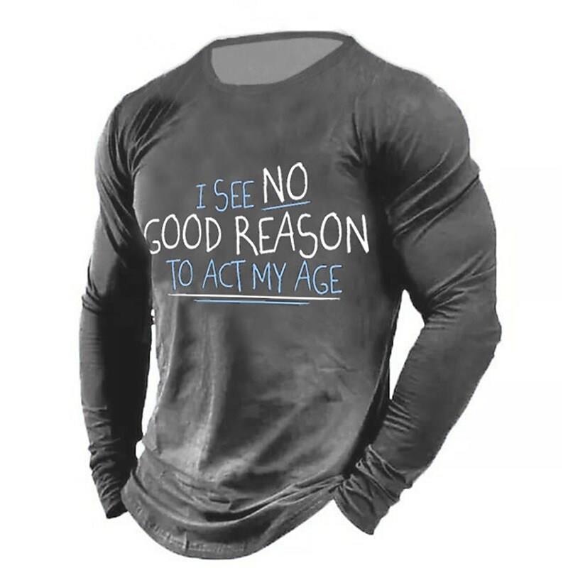 Tees Tops | Clothing | T-shirts | Shirt - Vintage Men's T-shirts 2023 3d Letter Printed