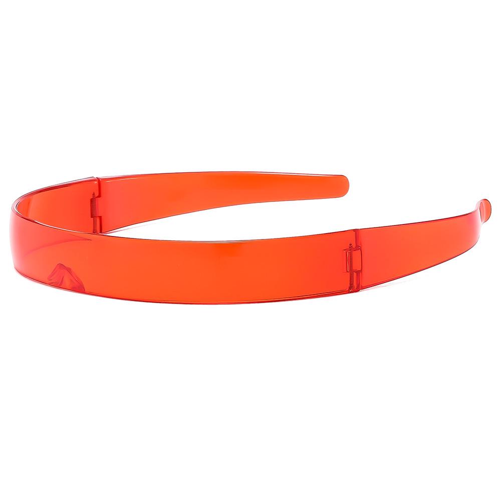 Punk Tech Frameless Ultra-Narrow Sunglasses - Trendy Headband Style for Parties and Clubbing