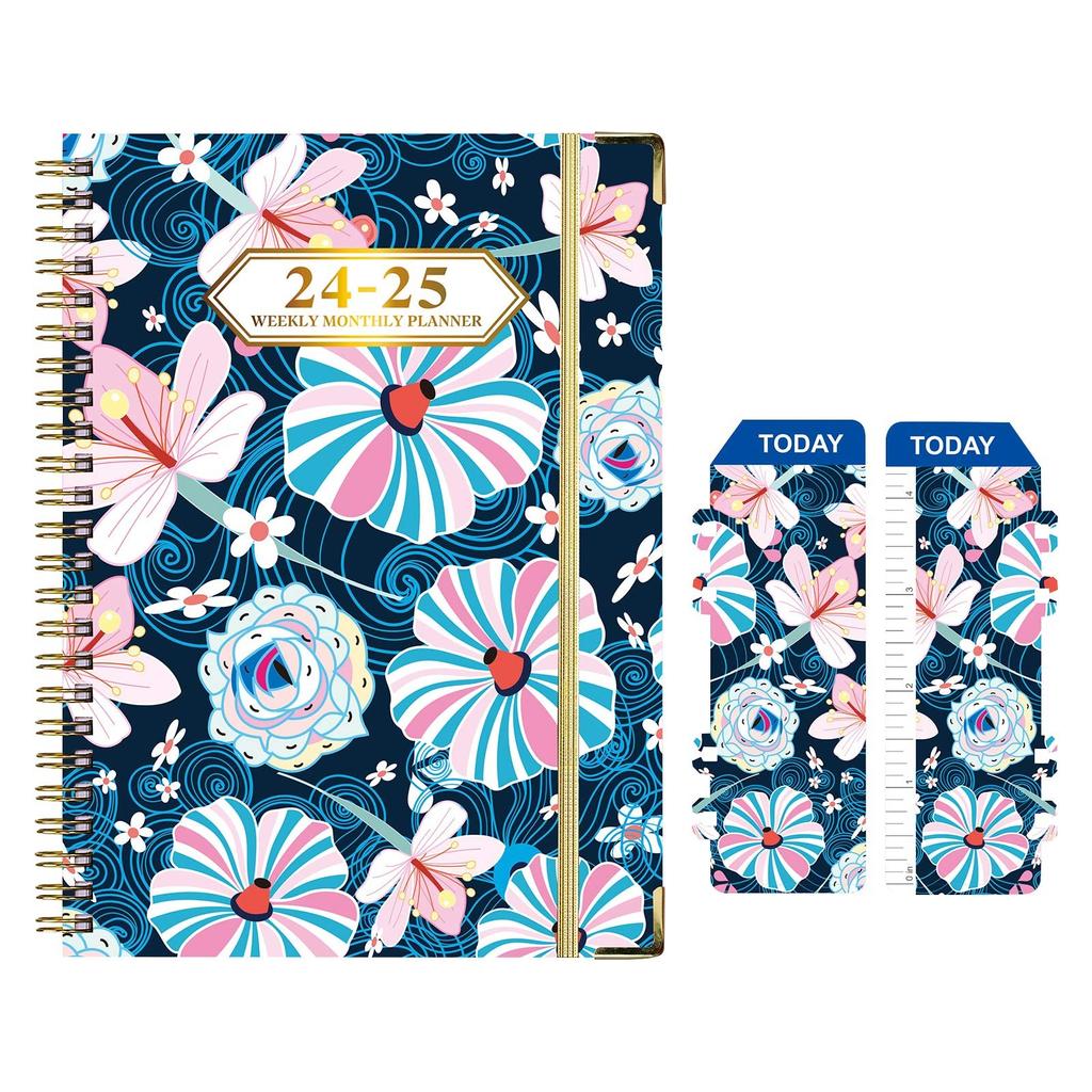 2024-2025 Planner - Julys 2024 - Junes 2025, 2024-2025 Planner, 2024-2025 Weekly And Monthly Planner, A5, Labels, Hardcover, Back Pocket