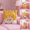 Helpful Fox Senko San Cartoon Pillow Case Safe Custom Photo Pillow, Anti-fade Brushed Fleece Cushion, Maternal & Infant Safe.