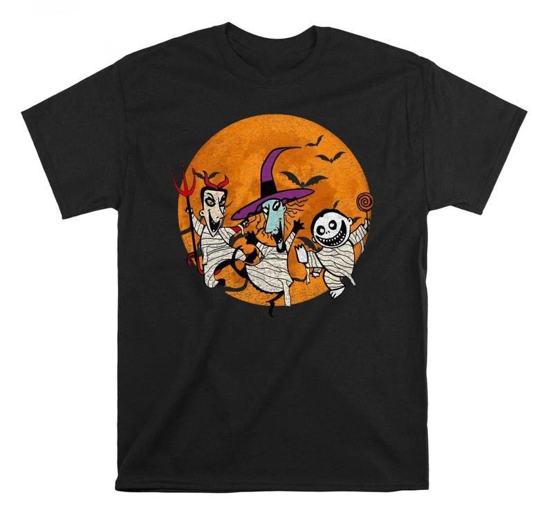 Halloween Lock Shock & Barrel Cosplay Mummy Trick Or Treat Tshirt Men Women1 S разноцветный