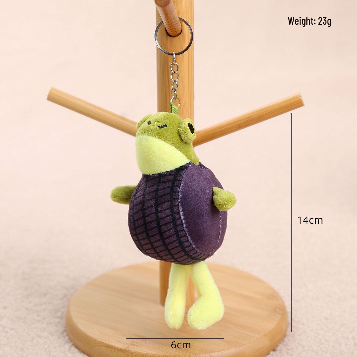 

AI-Inspired Mountains & Seas Plush Toy Keychain Pendant Size as shown in color