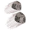 2 Straps Rivet Studs Tassel For Woman Man Jacket