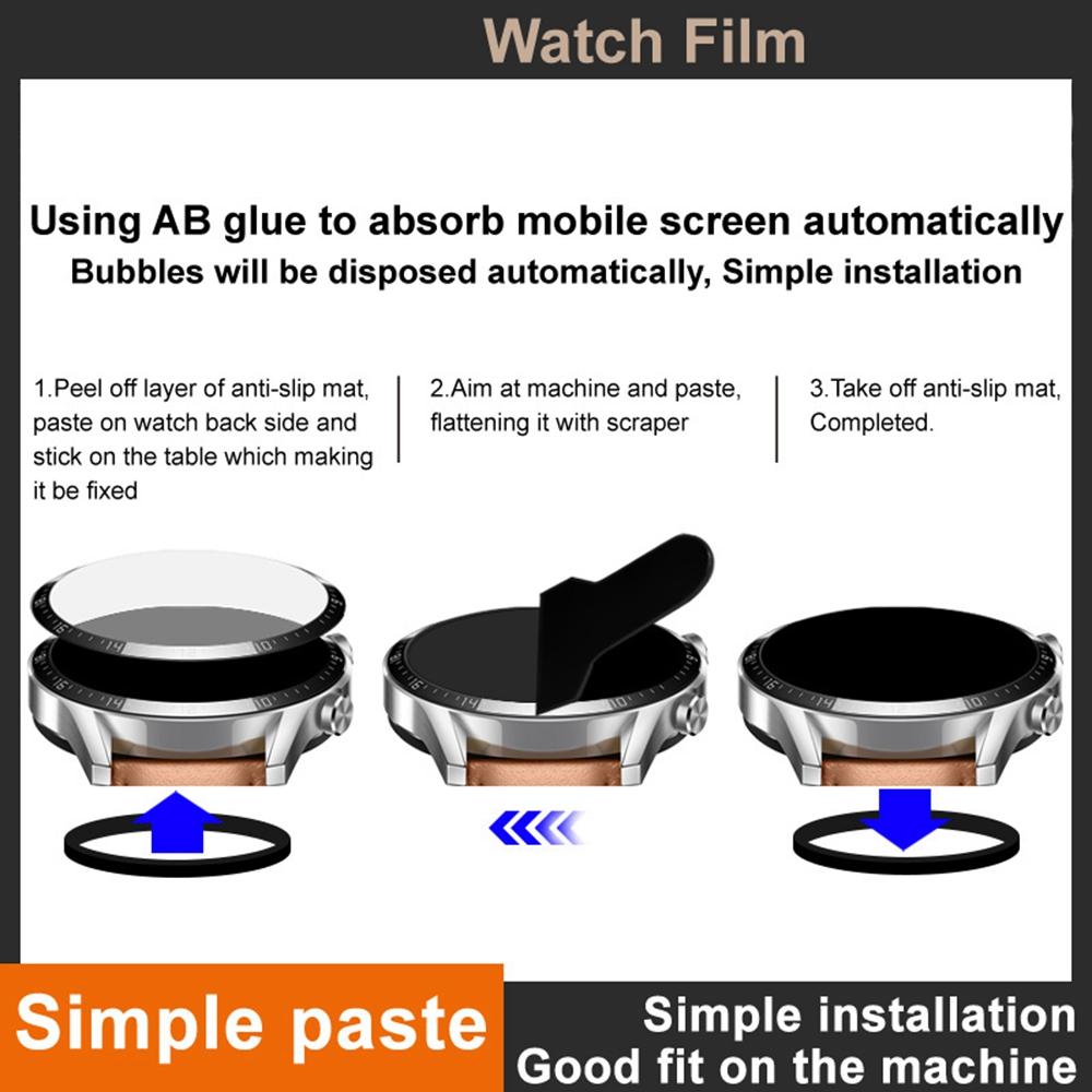 IMAK For vivo Watch 5 Screen Protector Anti Scratch PMMA Watch Film