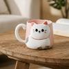 Cartoon Ceramic Mug 3D Embossed Milk Mug Creative Coffee Cup  Kitchen Use