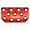 MONSTER SPORT Sport Driving Pedal Covers, Red Anodized, for Swift Sport [ZC33S], Swift [ZC13S/ZC83S], and Other Automatic Transmission Vehicles (ZC33