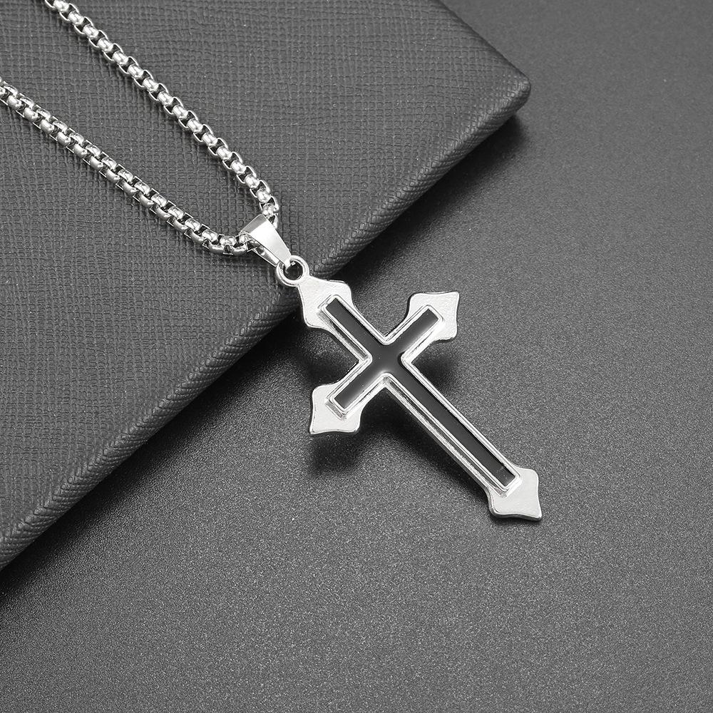 Hip Hop Necklace Jewelry Men'S Street Personality Bouncing Alloy Pendant Sweater Chain