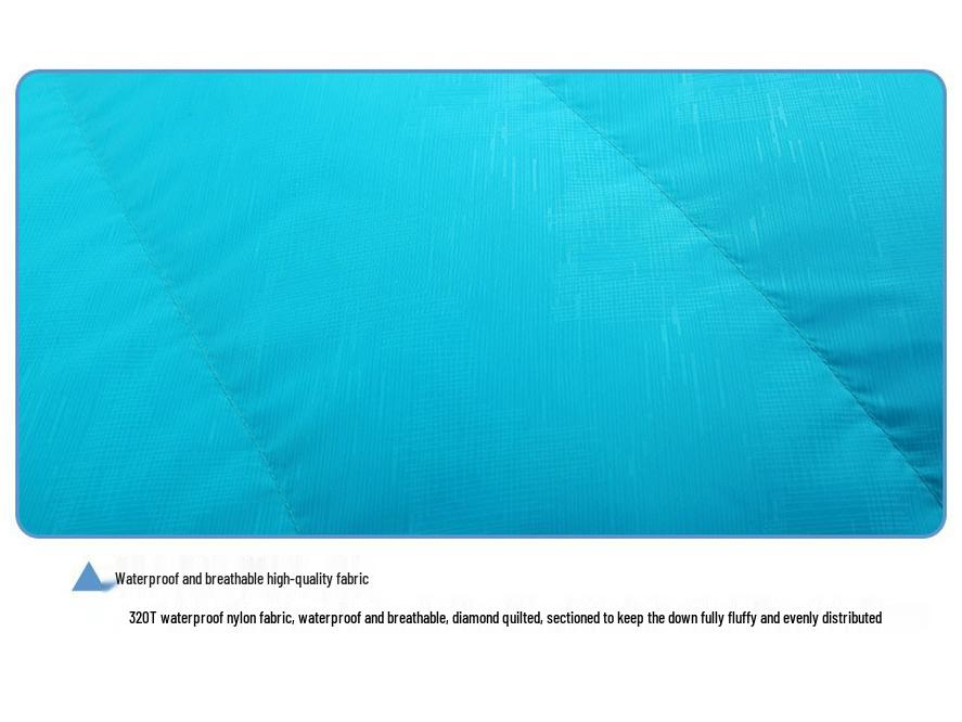 Thickened Winter Down Sleeping Bag - Cold-Proof, Envelope Style for Outdoor Camping & Travel