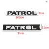 AAWJ1 Car  ABS Rear Trunk Letters Words Logo Badge Emblem Decals Sticker compatible compatible for Nissan Patrol Y60 Y61 Y62 Y63 Y64 Styling Acc