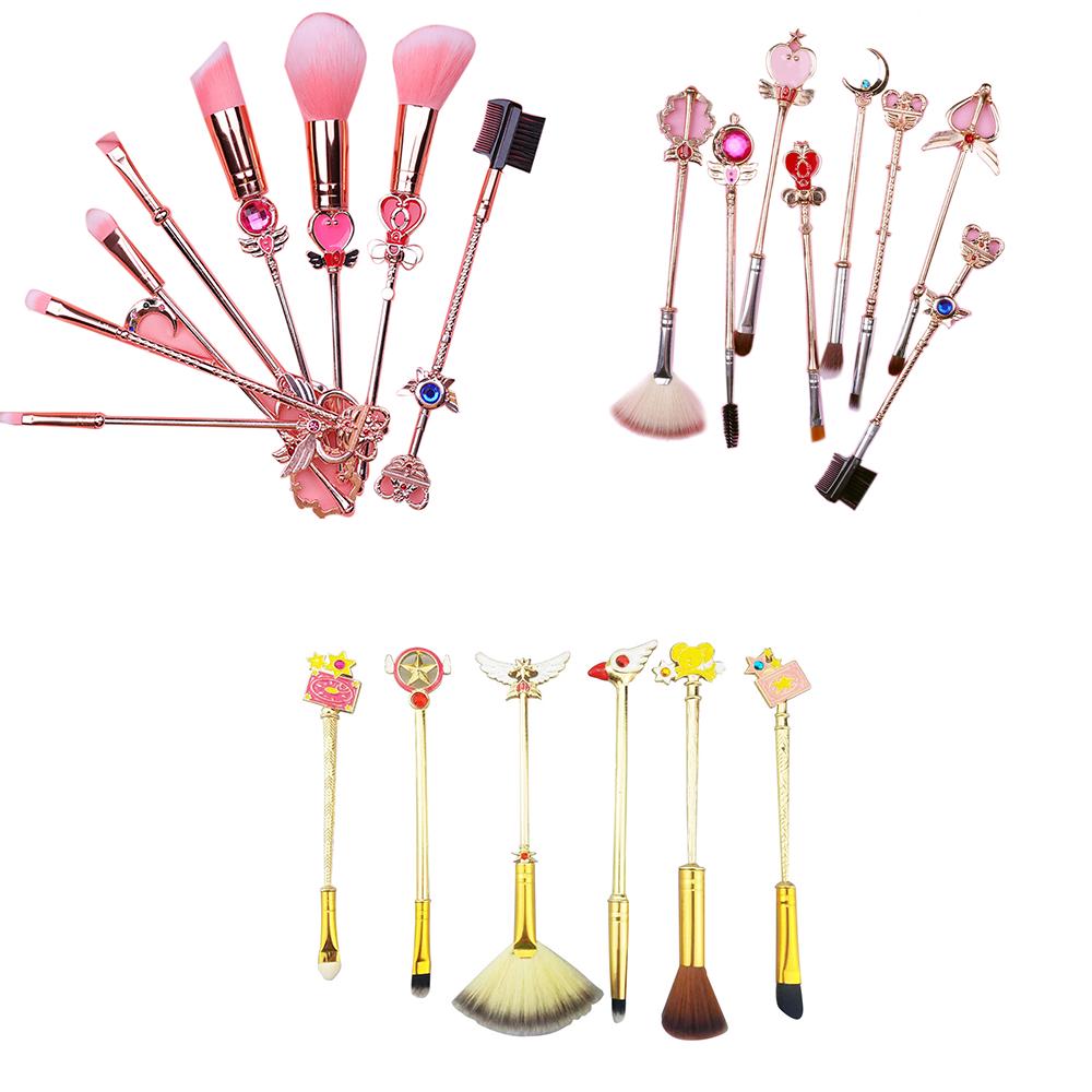 Buy Pro Makeup Brushes Set Foundation Blending Powder Eyeshadow Contour ...