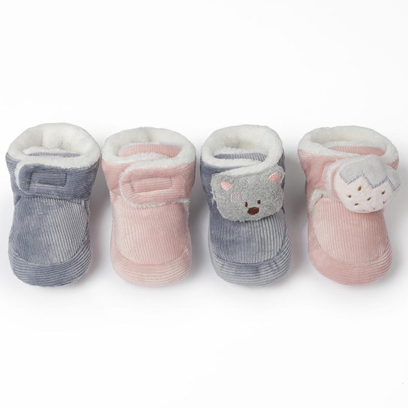 Jiamile Newborn Indoor Cotton Baby Walking Shoes