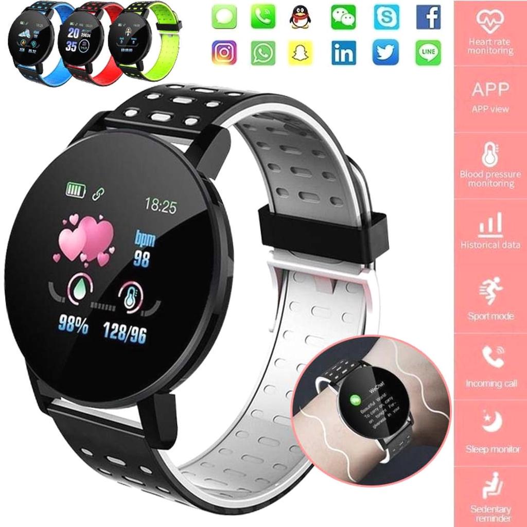 Goedkope 119Plus Smart Watch Heart Rate Smart Bracelet High-definition  Touch-Screen IP67 Waterproof kopen — gratis levering, eerlijke reviews met  foto's — Joom