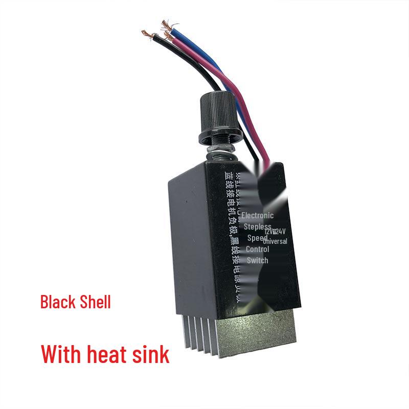 Universal Stepless Speed Control Switch for Car Fan Heater Motor Bulb, 12V/24V