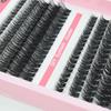 Europäische & Amerikanische DIY Dichte Cluster-Wimpern: Realistische, voluminöse künstliche Wimpern für Schönheit und Make-up.