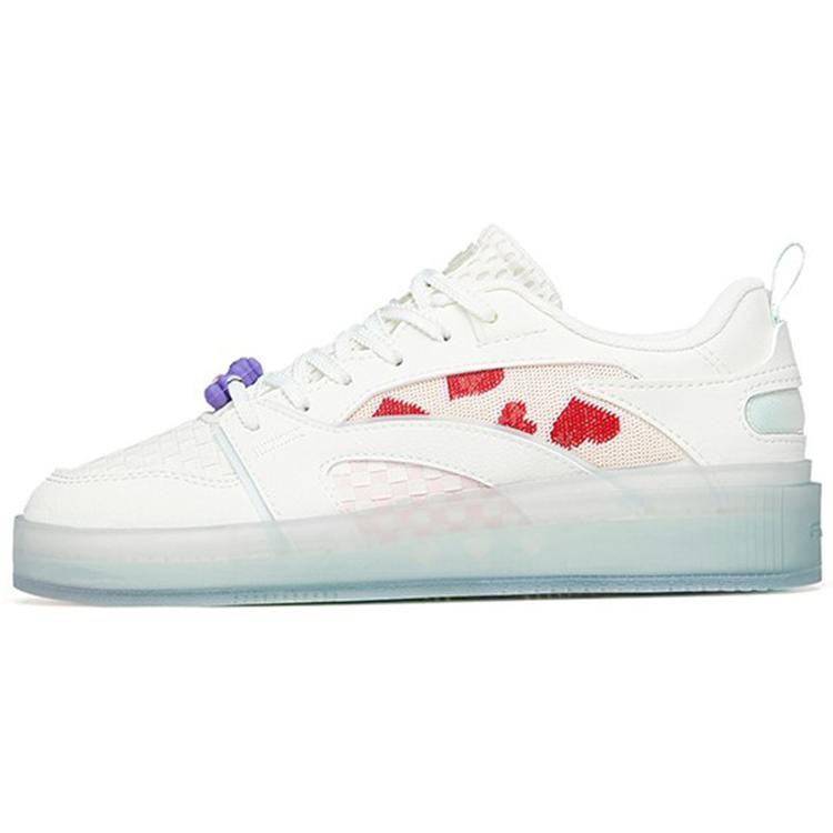 

Anta Life Collection Low top Skateboard Shoes Women s White Red Blue 122228040-4 40