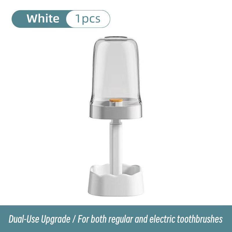 

Holder For Toothbrush Protector Cover Storage Box Toothpaste Holder Organizer In The Bathroom Gargle Cup Household Merchandises