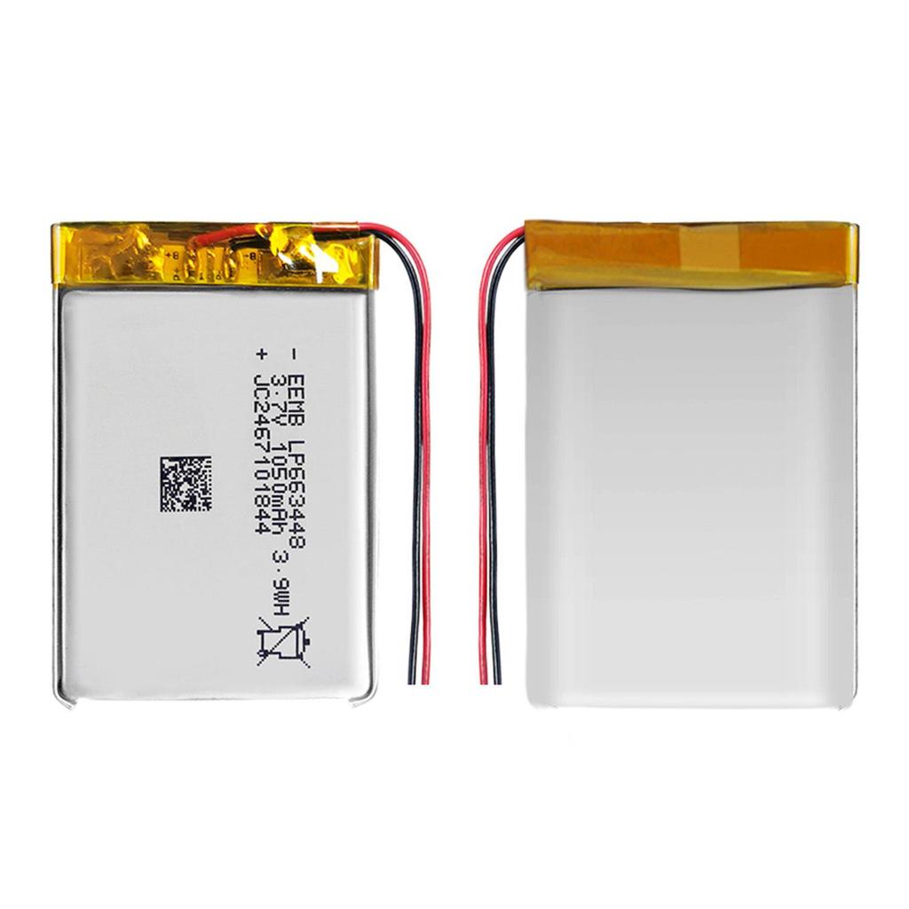 EEMB A-Grade 663448 1050mAh 3.7V Polymer Lithium Battery