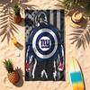 New York Giants (23) Theme Beach Towel Sand Resistant Soft And Comfortable Suitable For The Pool Camping Yoga And Diving A Travel