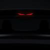 For Tesla Model Y 3 High Mount Mounted Brake Lamp Carbon Car Brake Projection Board PVC Soft Decal Top Tail Light Emblem Sticker