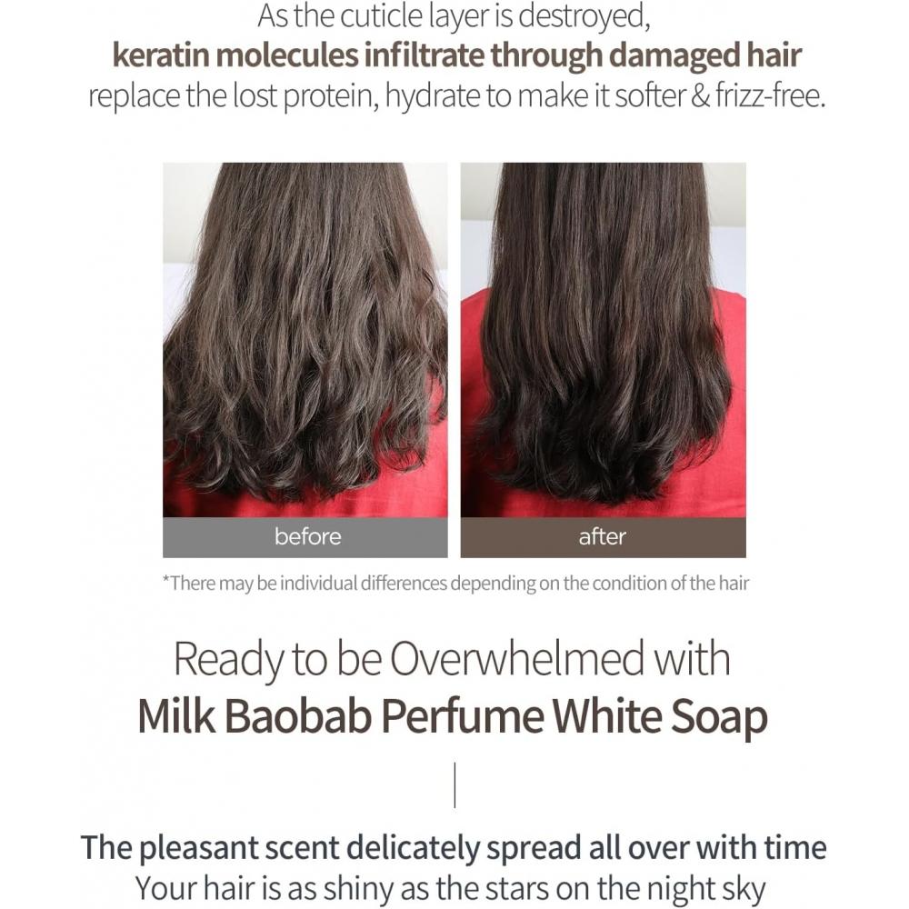 Milk Baobab [official] Shampoo  White Soap  500ml  500ml White Soap