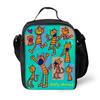 Dog Man Themed Lunch Bag Kids - PVC Insulated Crossbody Shoulder Street Style School Accessory