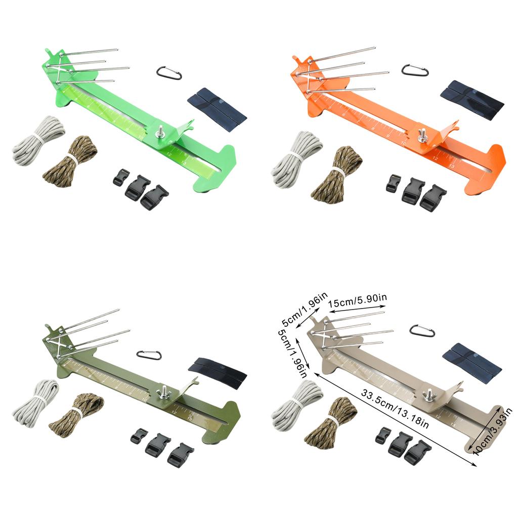 ג'יג לצמידי פרקורד לצמידים שזירת חבל מצנח אריגה נירוסטה כלי לשזירת פרקורד מתכוונן