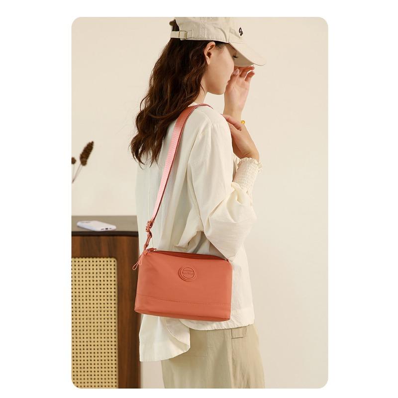 Simple Nylon Casual Crossbody Bag