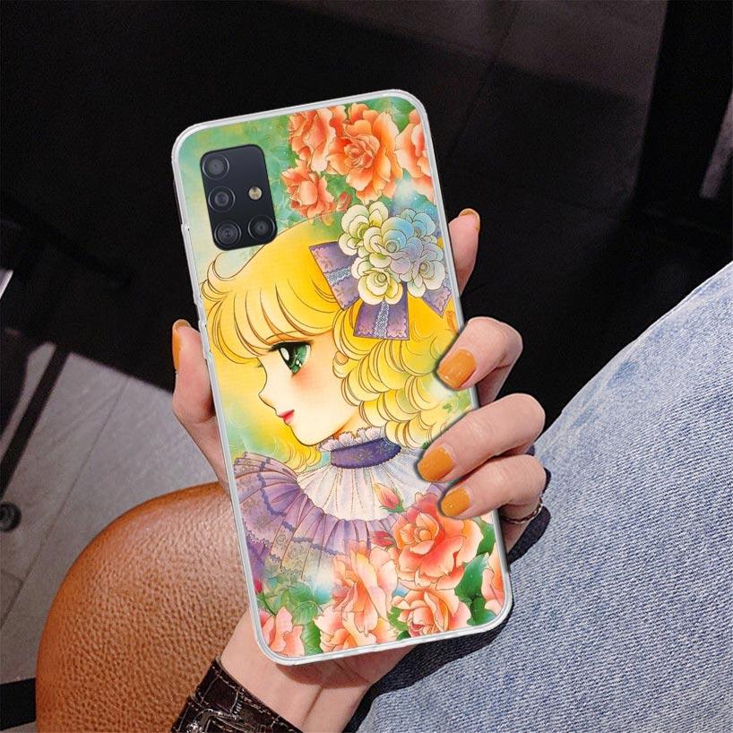 Anime Candy Phone Case For Samsung Galaxy A52 A32 A22 A12 A51 A31 A50S A30S A20S A10S Note 20 Ultra 10 Plus S10 A72 A71 Galaxy A