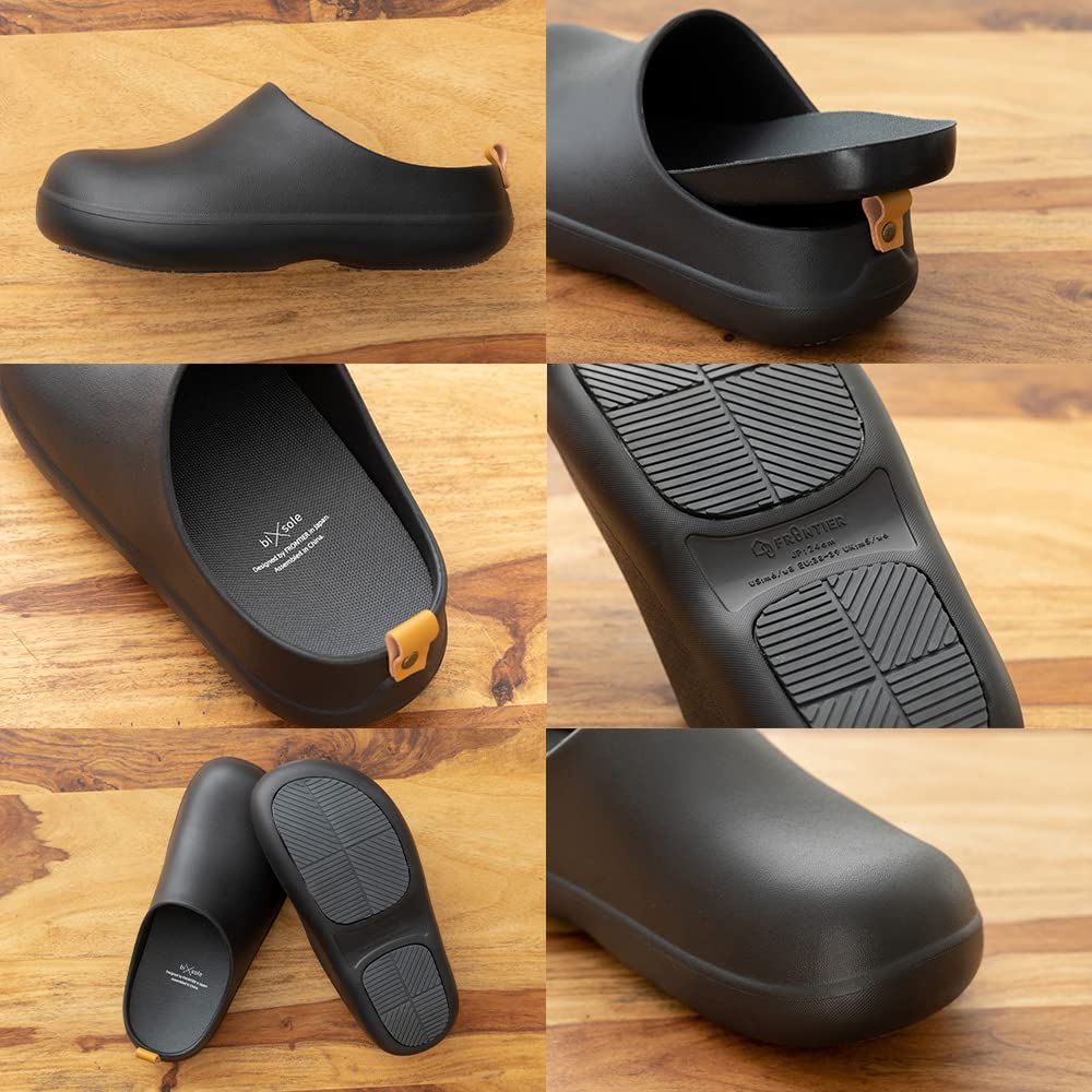Frontier Bixsole That Blend Into the Size FR0203 "urban Slippers" City, Black, 25cm,