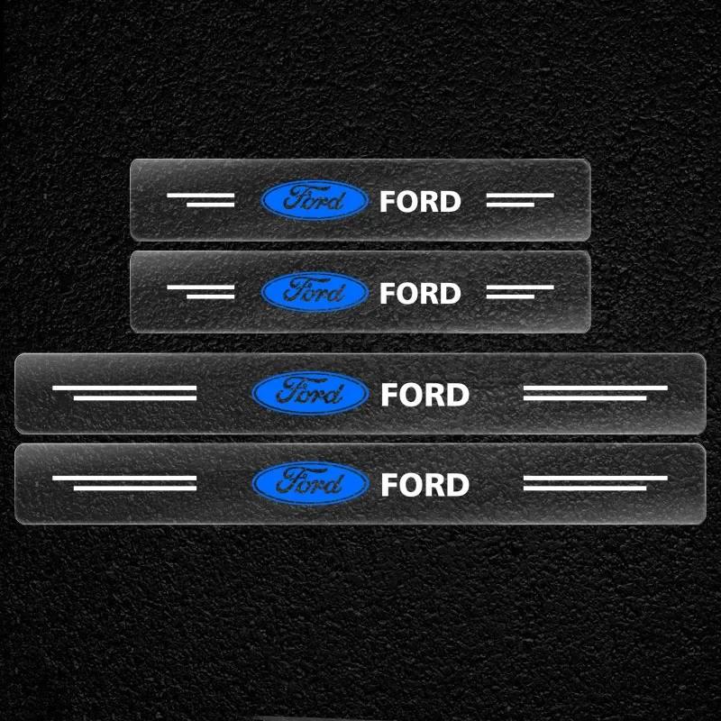 

Car Sticker Ford Car Accessories Transparent Car Threshold Protection Sticker For Ford Focus 2 3 Mondeo Fiesta Kuga Ranger Escor