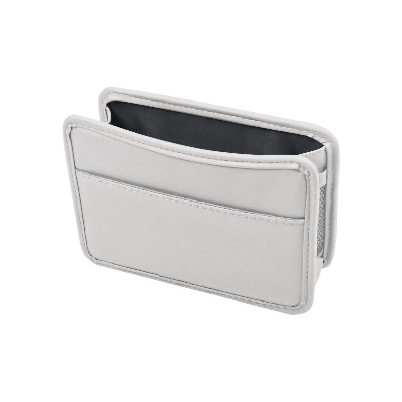 Car Trash Can 2-in-1 Door Seat Back Hanging Car Storage Leather Storage Box Multifunctional Door Storage Barrel Car Accessories