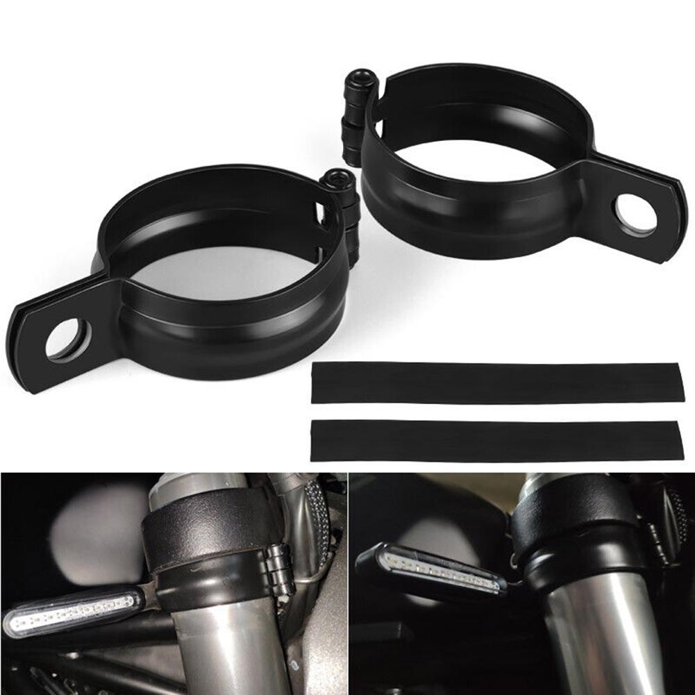 Light Mount Bracket Holder Clips Fork Clamp Front Headlight