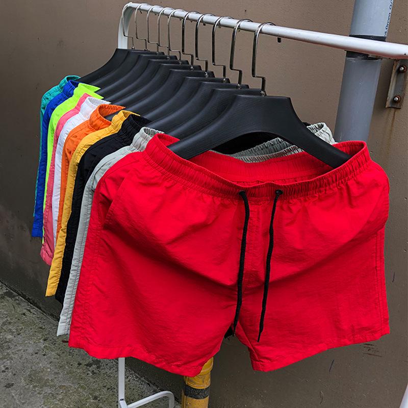 Men's Quick-Dry Candy Color Beach Shorts - Trendy Loose-Fit Sportswear