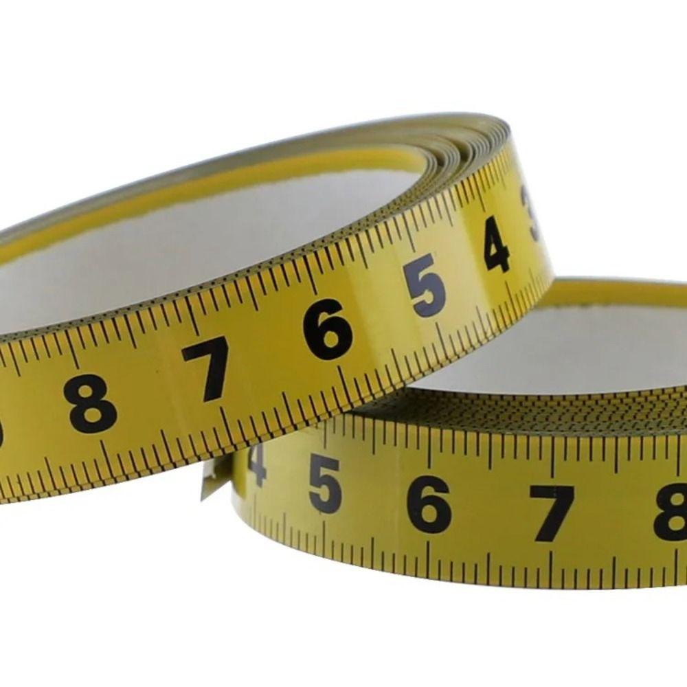 Metric Scale Metal Tape Measure Steel Material Miter Track Tape Adhesive Backed Tape Ruler